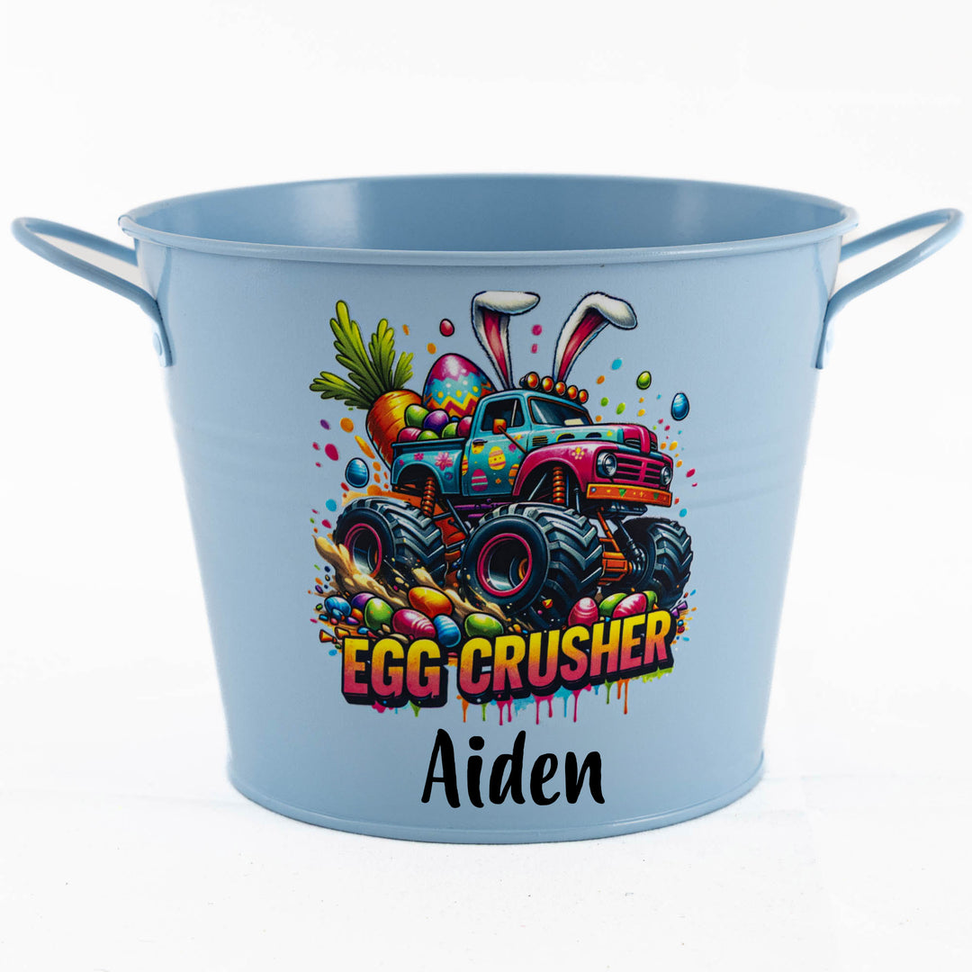 Easter Hamper Bucket - Monster Truck Egg Crusher