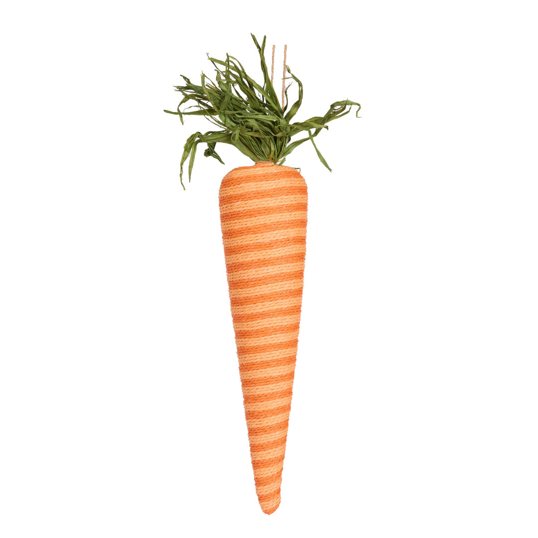 Single Large Rope Carrot Ornament 63cm