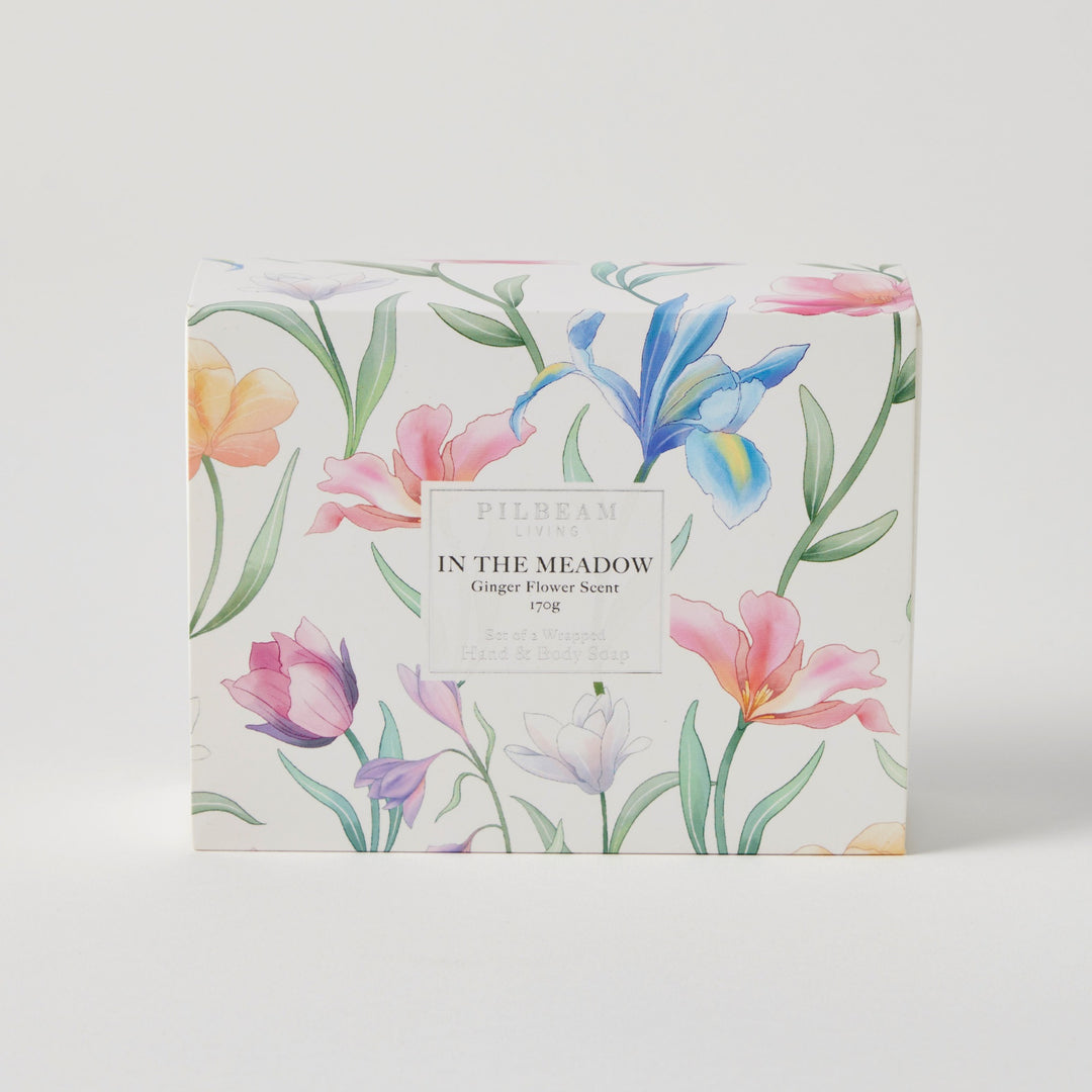In The Meadow Scented Soap Gift Set of 2- Ginger Flower