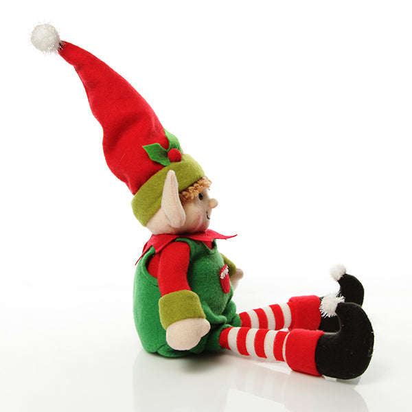 Boy Elf Shelf Sitter - Side