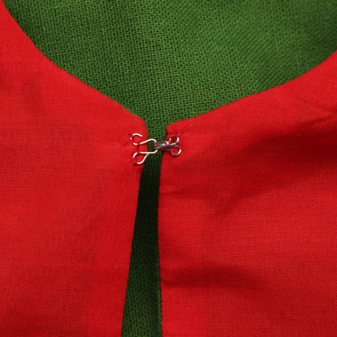 Christmas Elf Leg Tree Skirt - Hook Detail