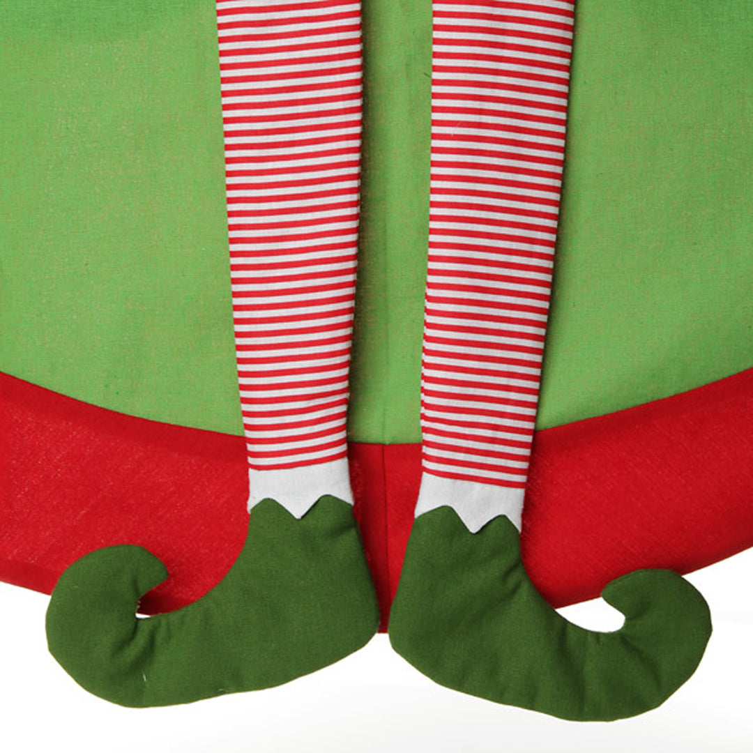 Christmas Elf Leg Tree Skirt - Legs detail