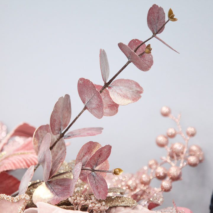 Dusky Pink Round Leaf Eucalyptus Dollar Gum Spray