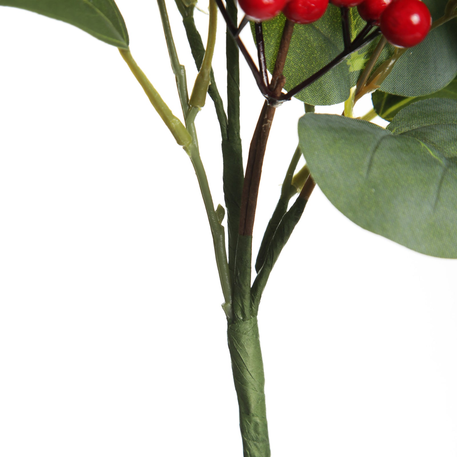 Eucalyptus with Red Berries Christmas Spray