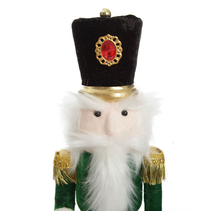 Extra Large Foam Nutcracker in Green Jacket 