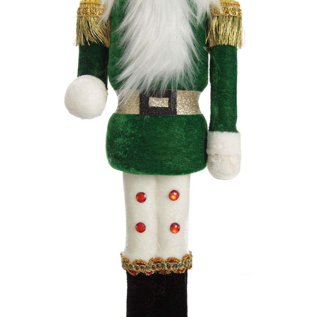 Extra Large Foam Nutcracker in Green Jacket 
