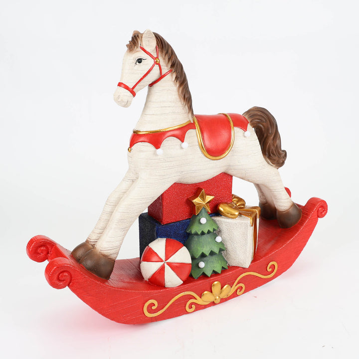Extra Large Light Up Rocking Horse Decoration 98cm(w)