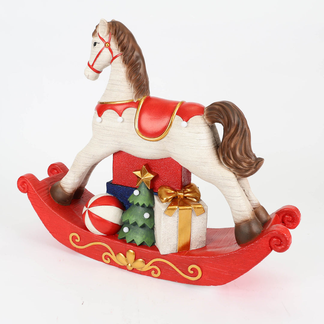 Extra Large Light Up Rocking Horse Decoration 98cm(w)