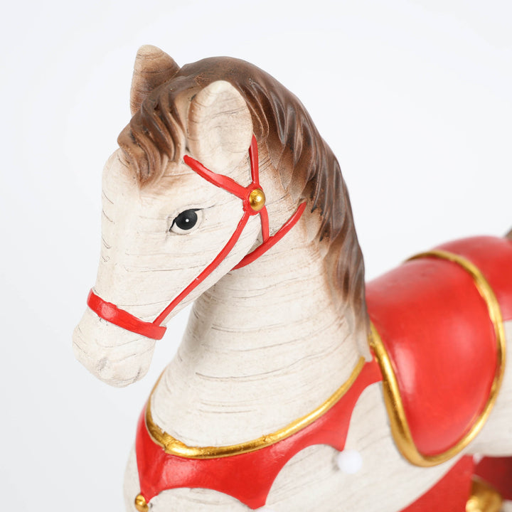 Extra Large Light Up Rocking Horse Decoration 98cm(w)
