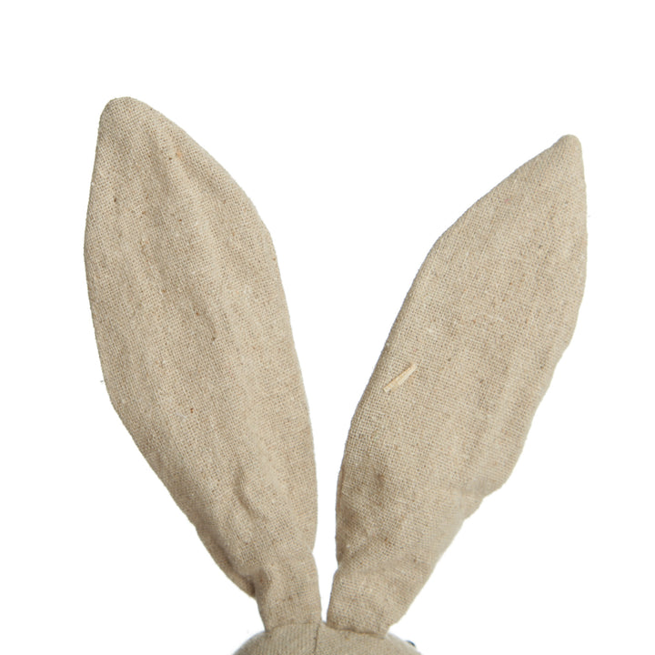 Fabric Boy Bunny Shelf Sitter with Dangly Legs 