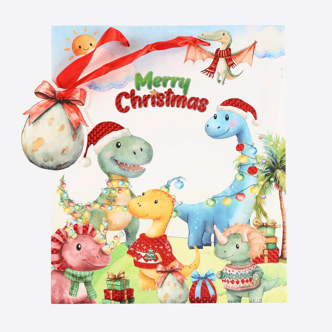 Fairy and Dinosaur Christmas Gift Bags - Large - Assorted