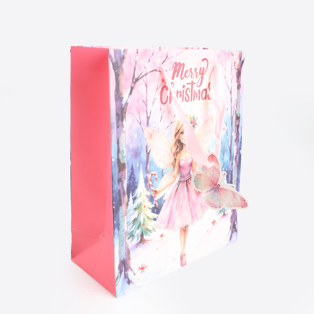 Fairy and Dinosaur Christmas Gift Bags - Large - Assorted