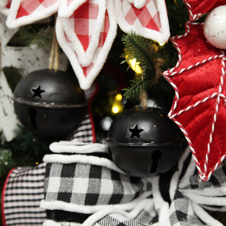 Matt Black Bell - Set of 2