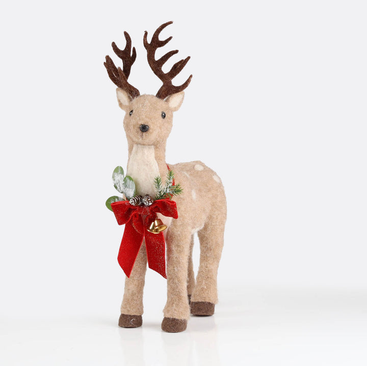 Felt Reindeer with Scarf - 47cm