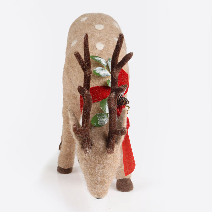 Felt Reindeer with Scarf - 72cm