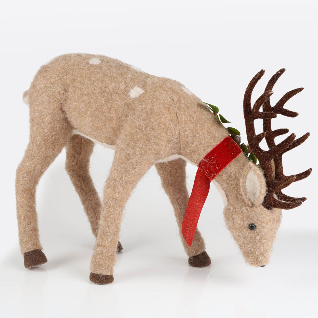 Felt Reindeer with Scarf - 72cm