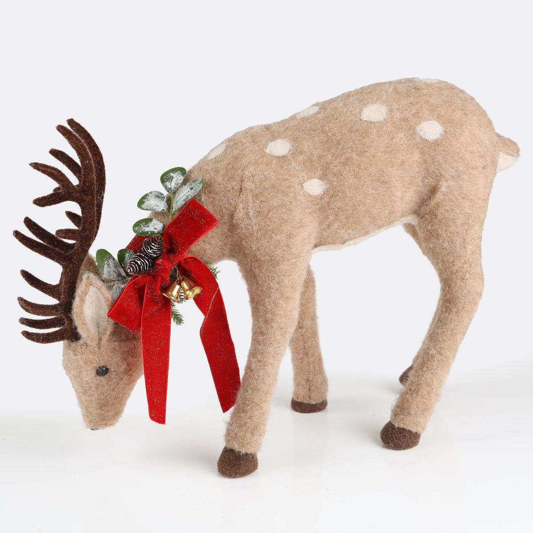 Felt Reindeer with Scarf - 72cm