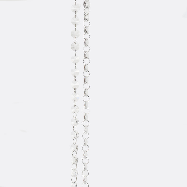 Fine Crystal Bead Garland - 180cm
