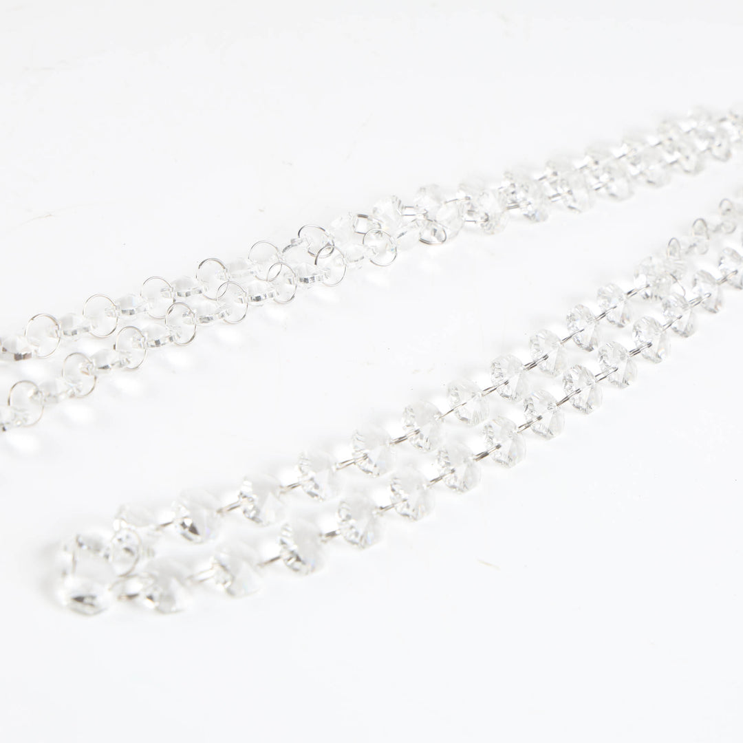 Fine Crystal Bead Garland - 180cm