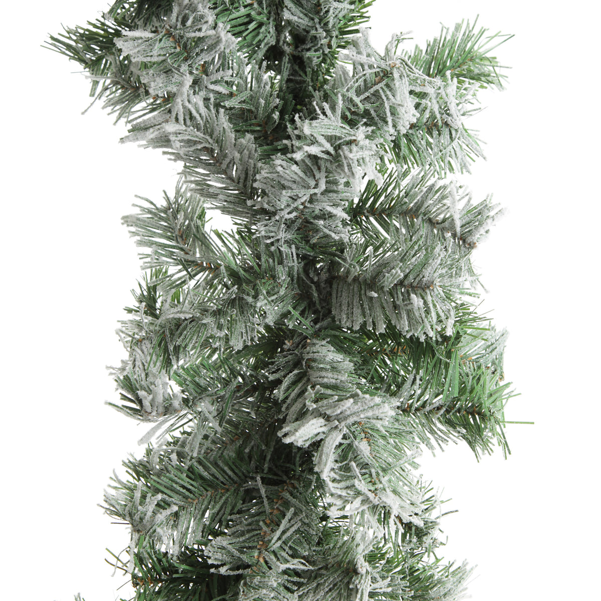 Flocked Alpine Christmas Garland