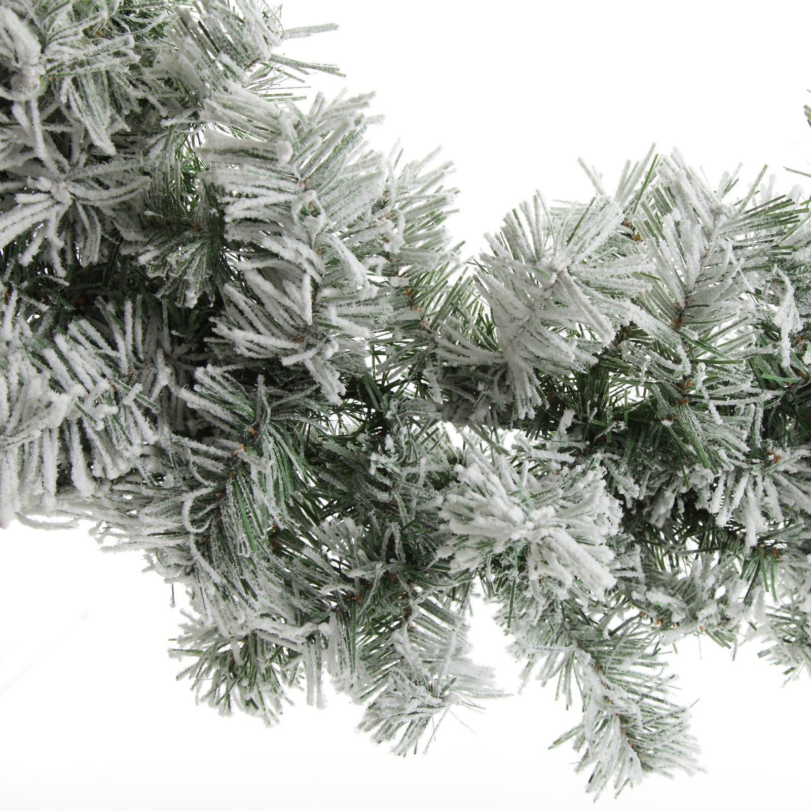 Flocked Alpine Christmas Wreath