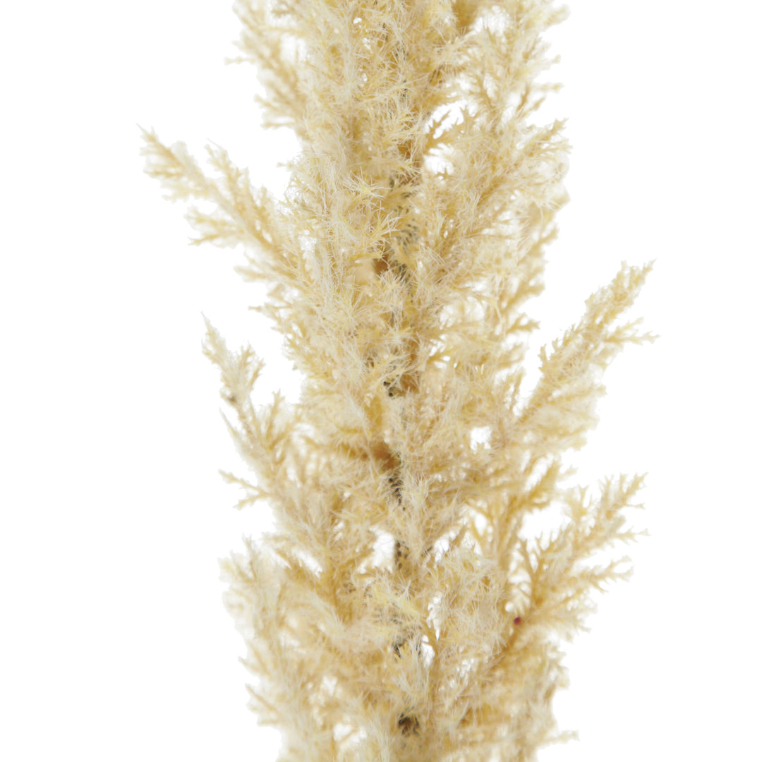 Flocked Cypress Spray Close Up Detail