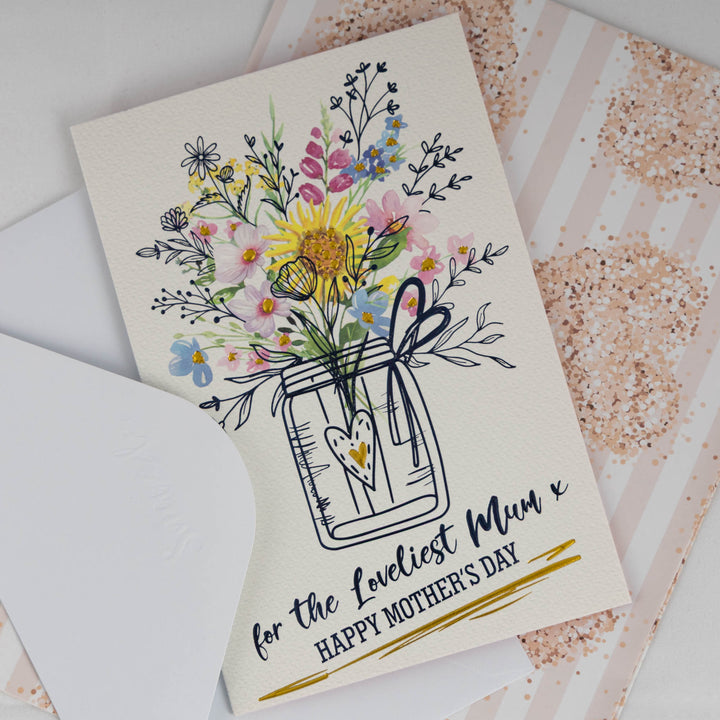 Mothers Day Cards and Wrap - Mason Jar