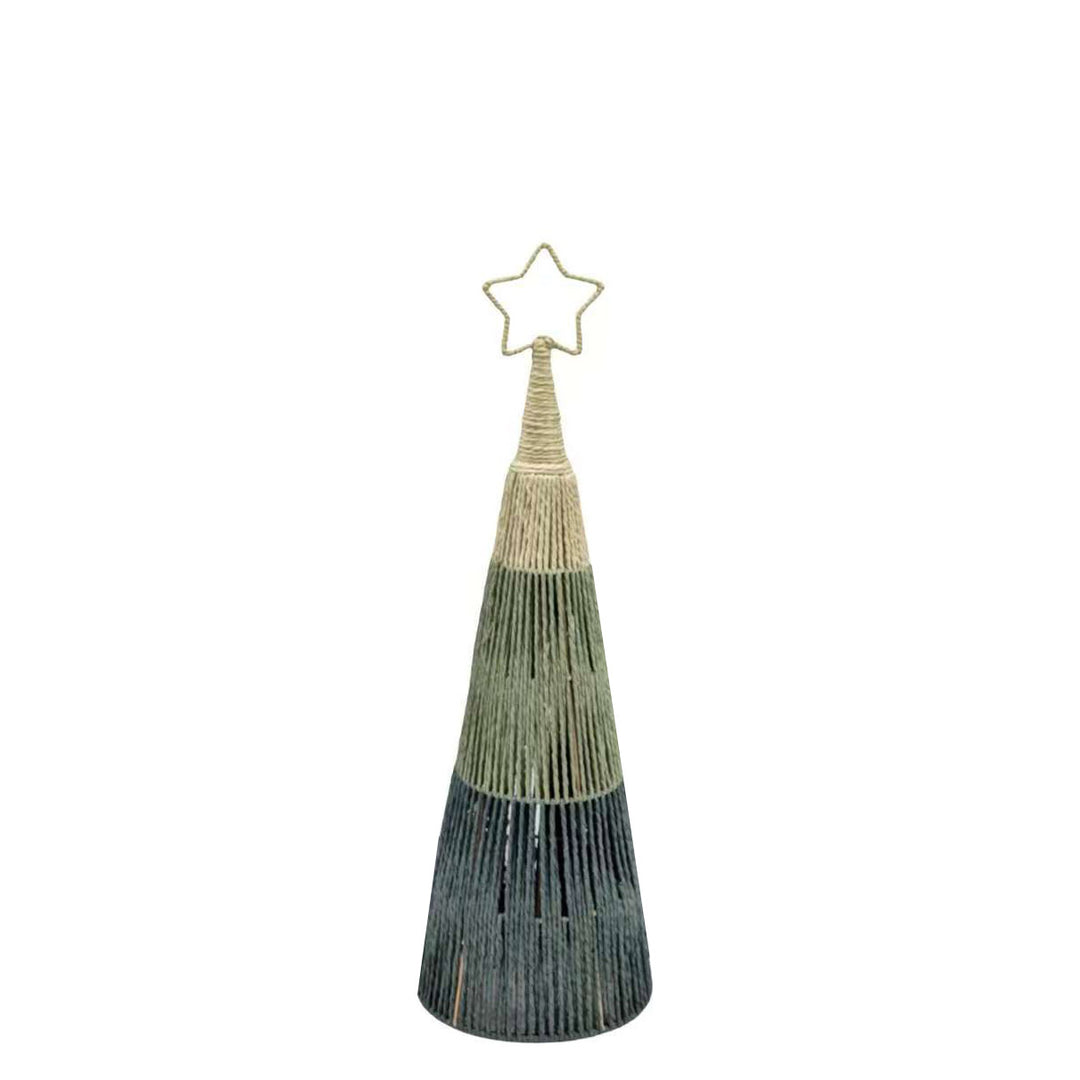 Forest Green Natural Rope Tree - 71cm