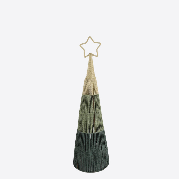 Forest Green Natural Rope Tree - 71cm