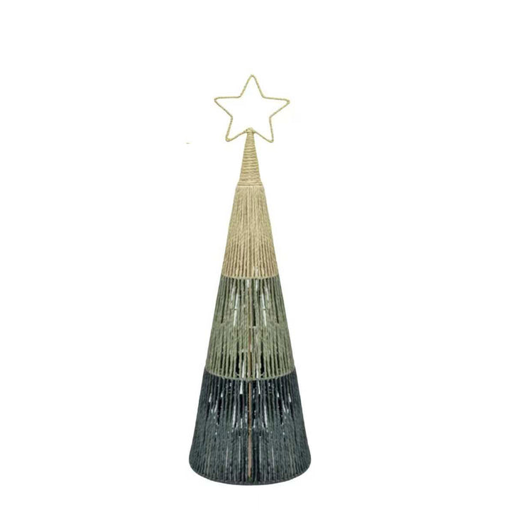 Forest Green Natural Rope Tree - 83cm