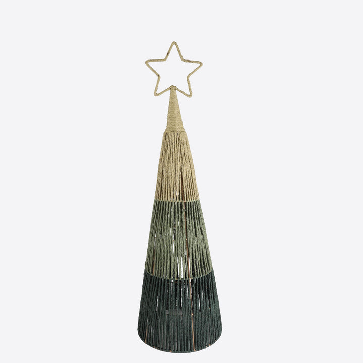 Forest Green Natural Rope Tree - 83cm