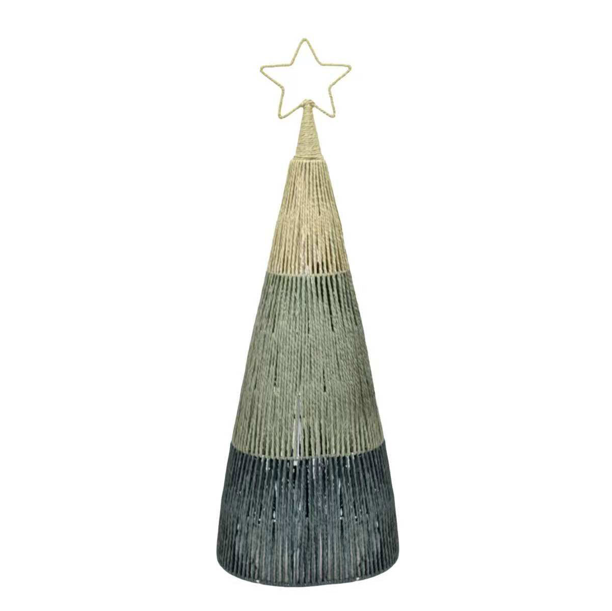 Forest Green Natural Rope Tree - 93cm