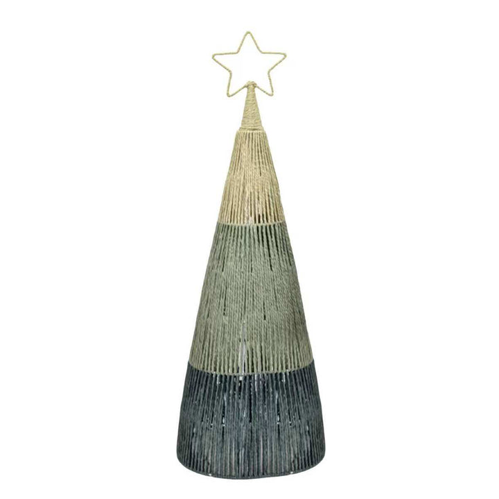 Forest Green Natural Rope Tree - 93cm