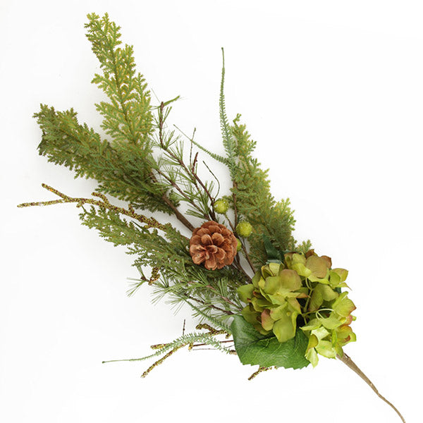 Fresh Floral Hydrangea Christmas Spray