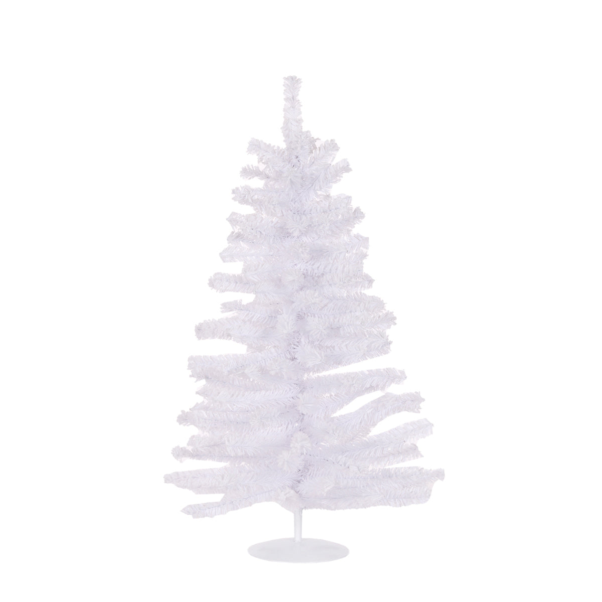 Frosted Flocked Tabletop Christmas Tree – White