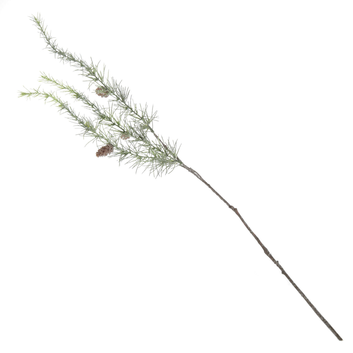 Frosted Pine with Pinecones Hanging Spray