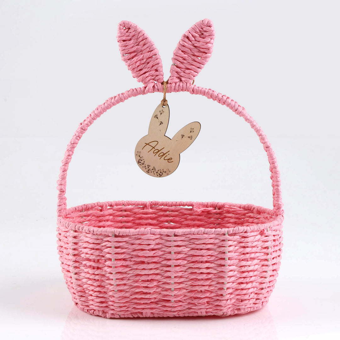pink-oval-rattan-easter-basket-with-bunny-ears