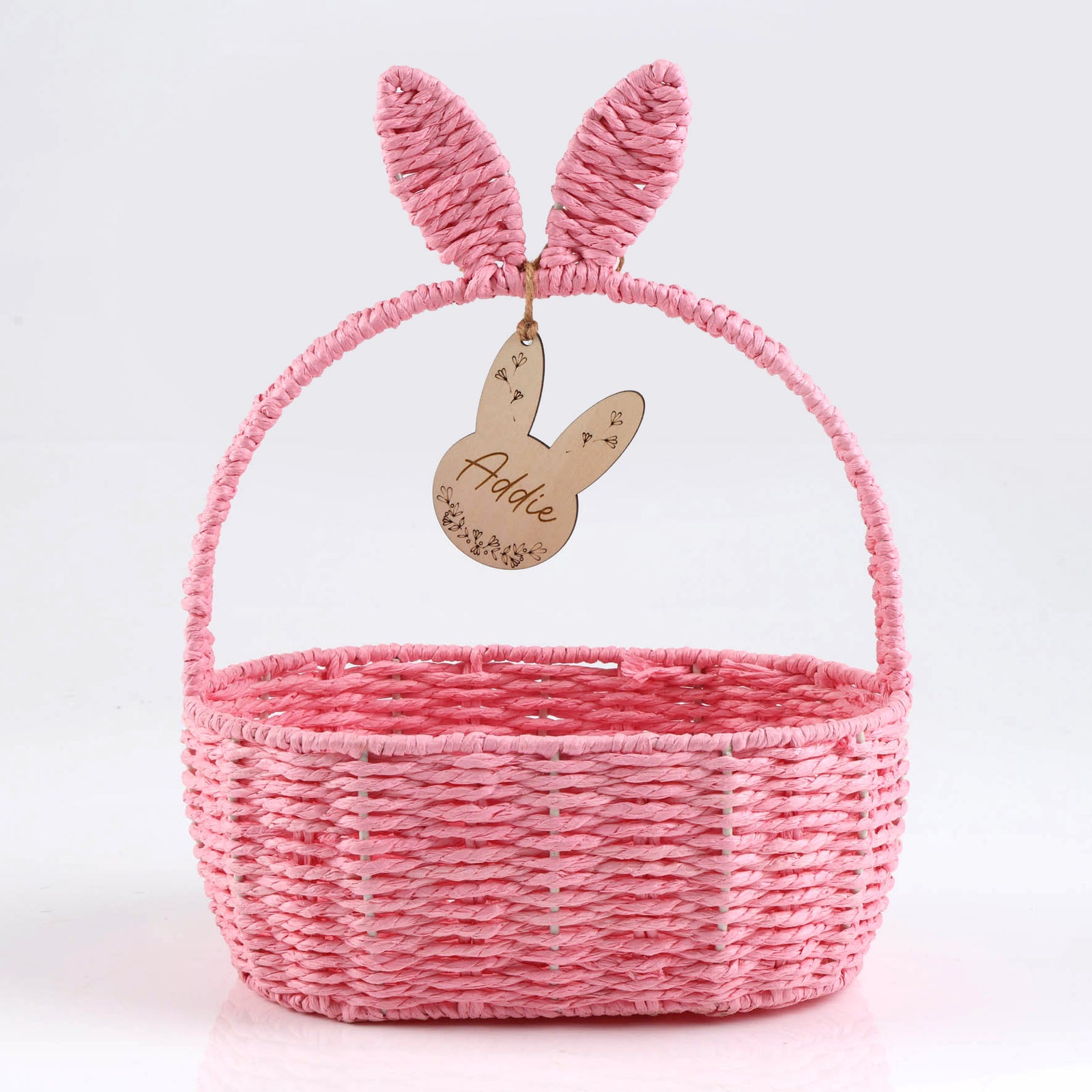pink-oval-rattan-easter-basket-with-bunny-ears
