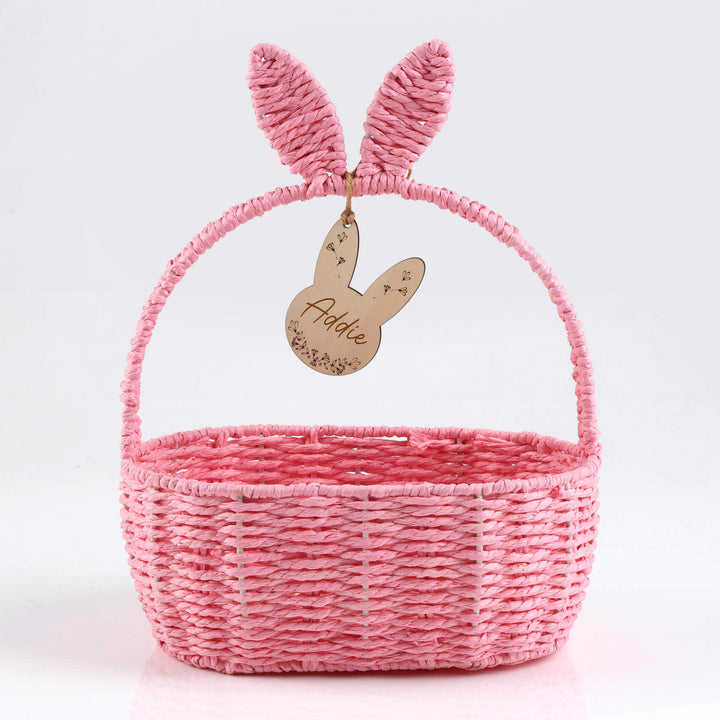 pink-oval-rattan-easter-basket-with-bunny-ears