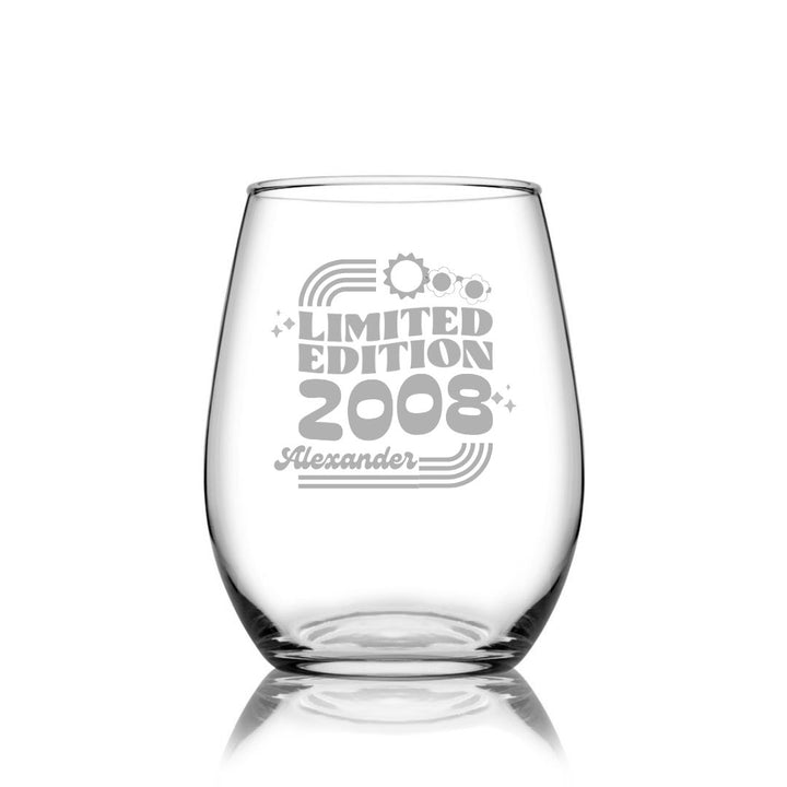 personalised-18th-birthday-stemless-wine-glass-fun-design-laser-etched