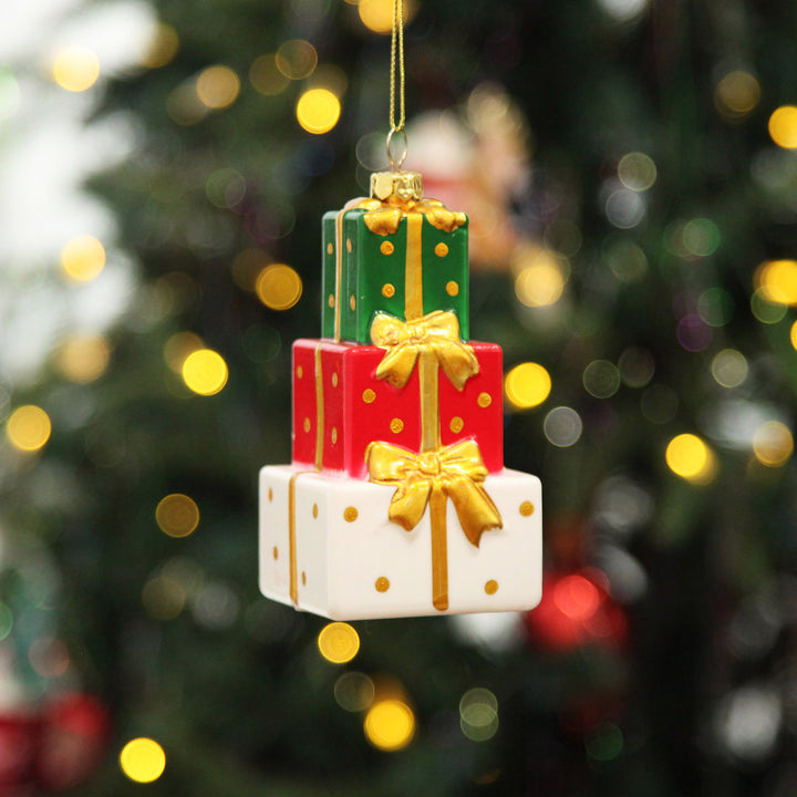 Fun Present Stack Christmas Decoration