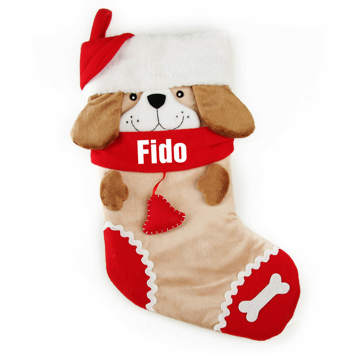 Personalised Fun Dog Christmas Stocking