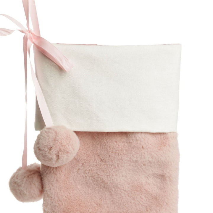 Fur Christmas Stocking - Set of 4