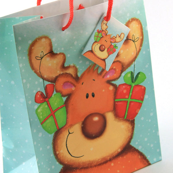 Medium Reindeer Gift Bag