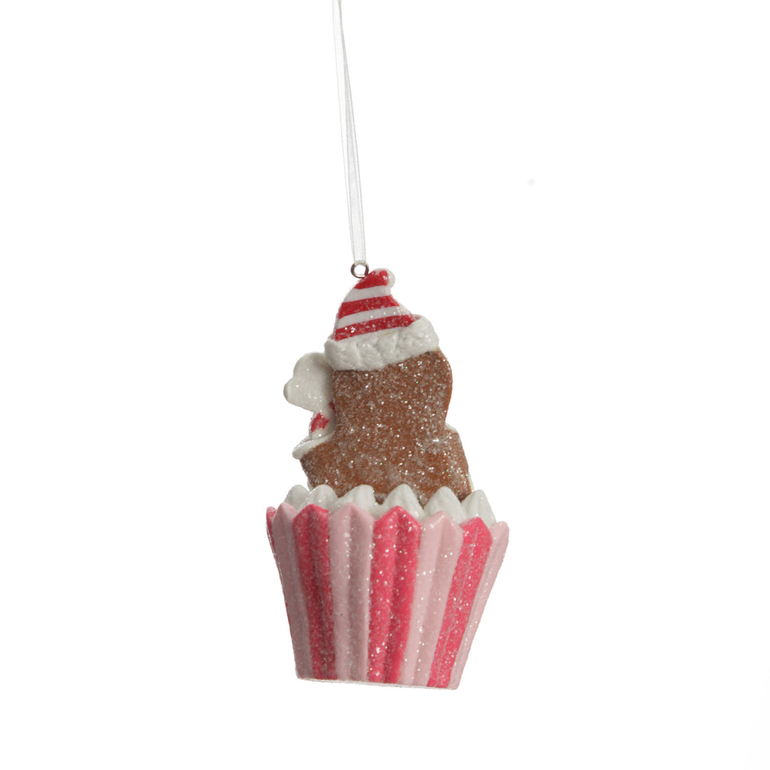 Gingerbread Cupcake Christmas Tree Decoration