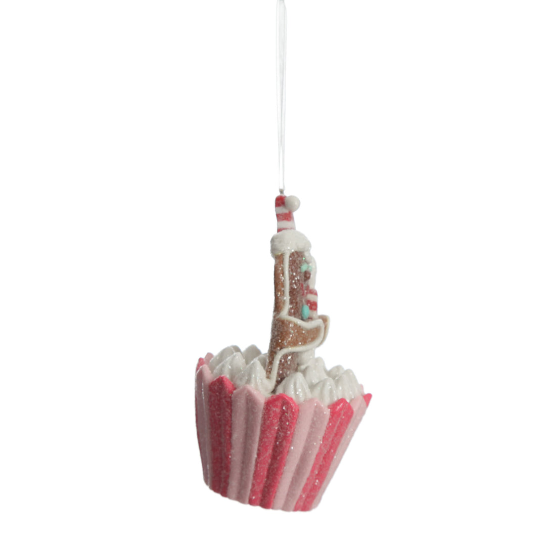 Gingerbread Cupcake Christmas Tree Decoration
