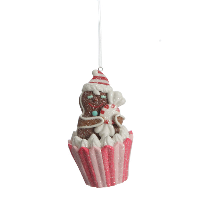 Gingerbread Cupcake Christmas Tree Decoration