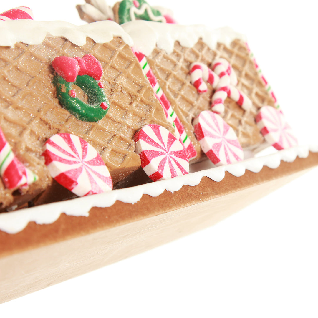 Gingerbread Train Christmas Ornament