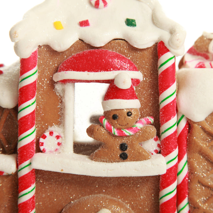 Gingerbread Train Christmas Ornament