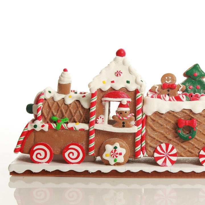Gingerbread Train Christmas Ornament